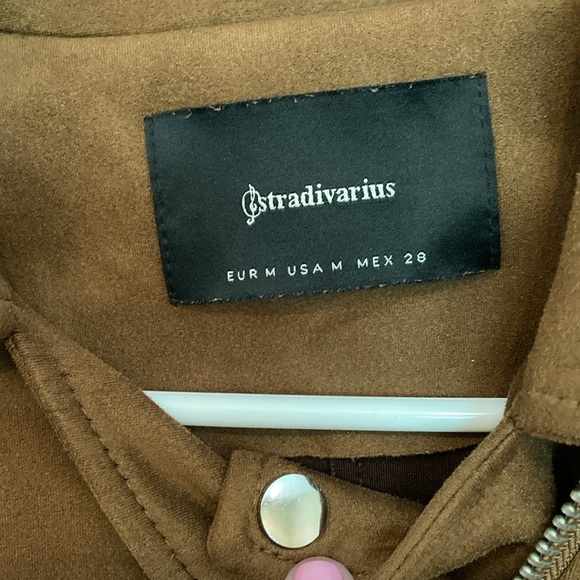 Stradivarius Faux Suede Brown Jacket - Like new condition! - Picture 2 of 5